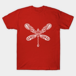 Dragonfly floral pattern T-Shirt